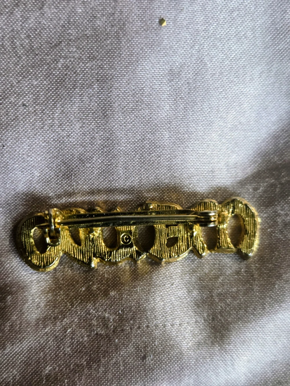 Vintage Menudo Gold Tone Brooch Pin 1990s